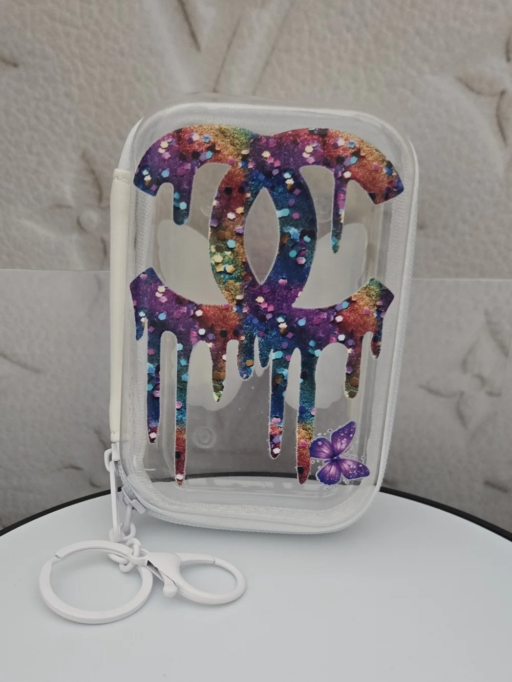 LUX CLEAR POUCH/KEYCHAIN